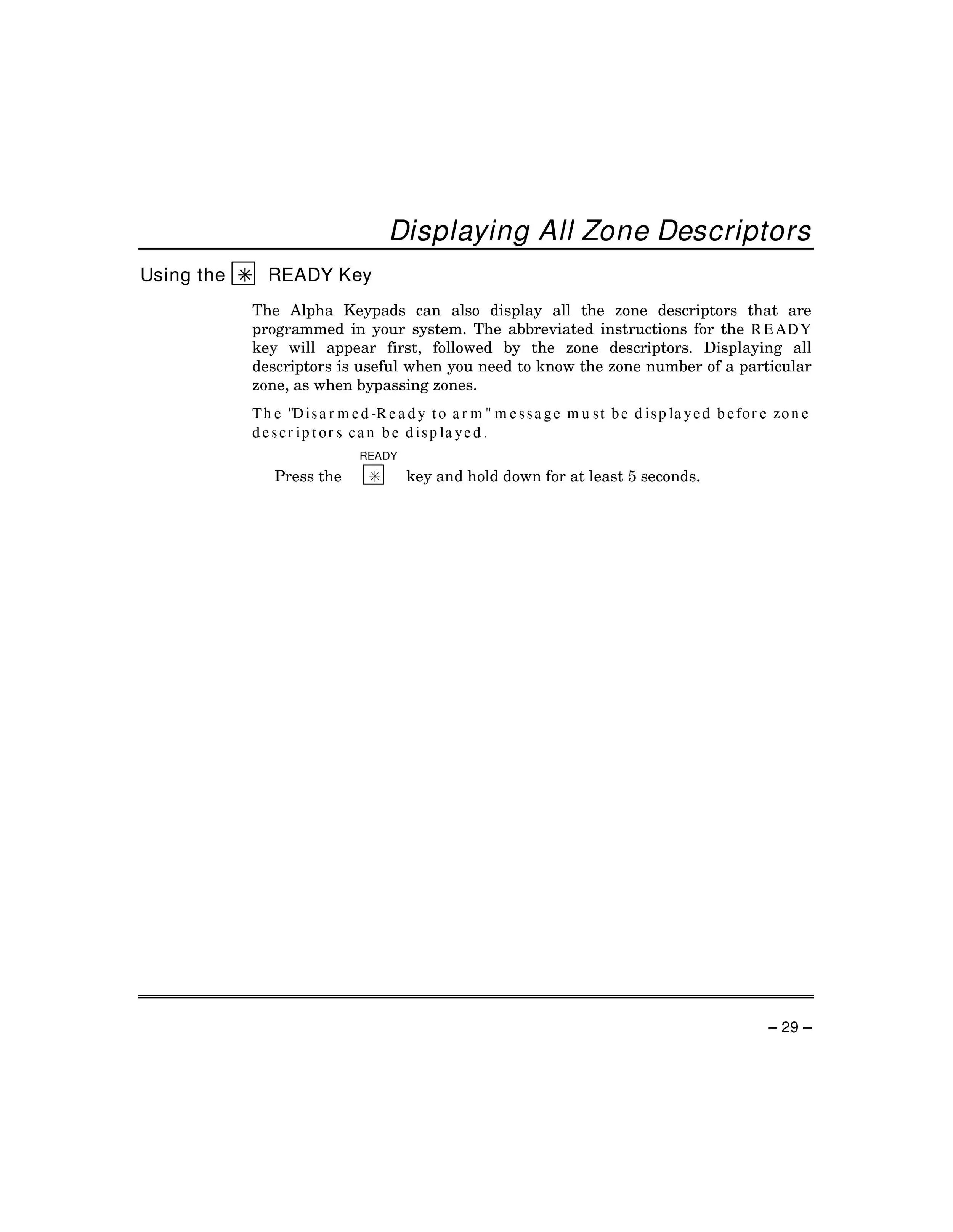 Ademco Vista 128FBP User Manual — Security Technologies