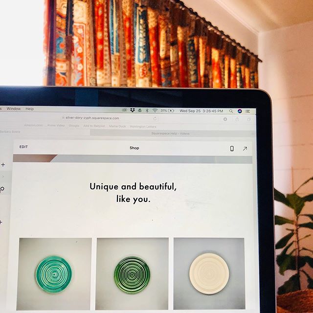 We are working on building our website... cannot wait to share all our projects with you!

and incase no one has told you today... You are UNIQUE &amp; BEAUTIFUL 🧡

#santabarbarabowls #ceramics #wheelthrownceramics #onlineshop
