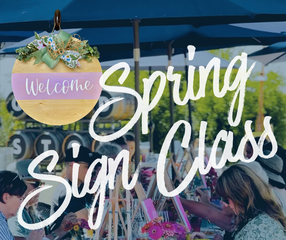 Spring Door Sign Class 