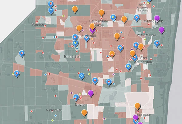 Together4Broward Interactive Food Map