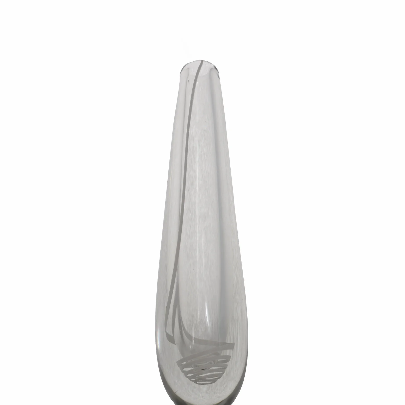 Glass "Serpentini" vase by Gunnel Nyman for Nuutäjarvi-Nottsjö