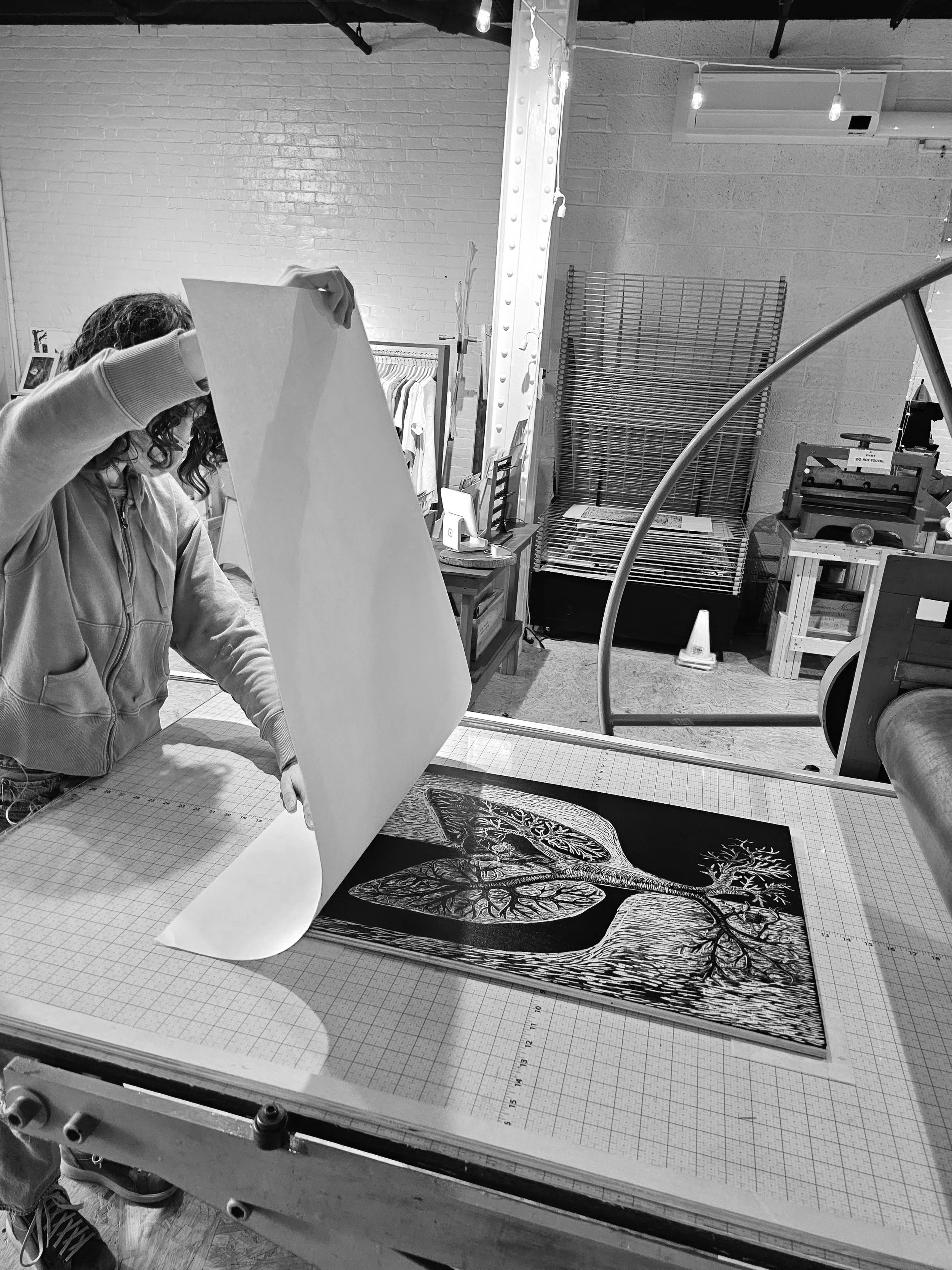 Large Scale Woodblock Printing (2/21+ 4/4)