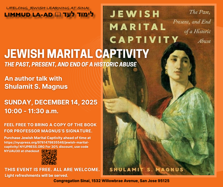 Jewish Marital Captivity - An Author Talk With Shulamit S. Magnus