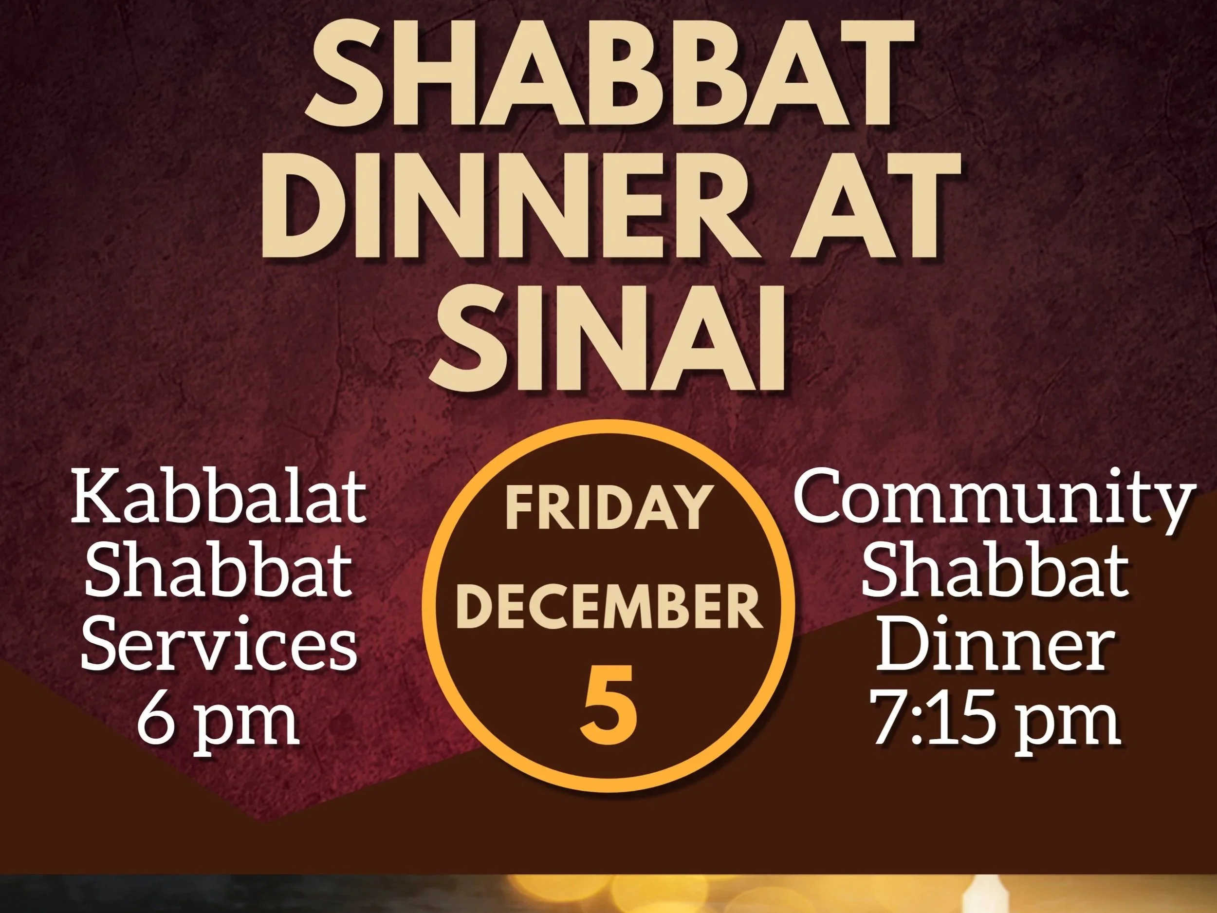 Shabbat Dinner 