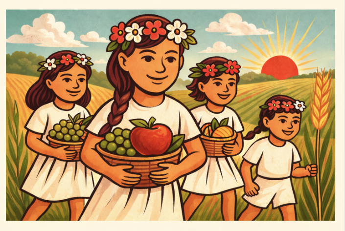 Shavuot celebration, Kibbutz-style