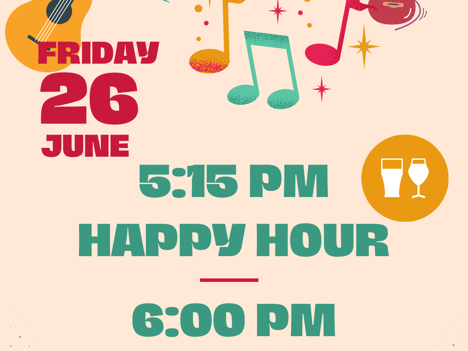  Happy Hour and Kabbalat Shabbat