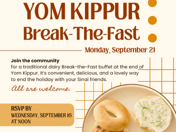 Yom Kippur Break-the-Fast  