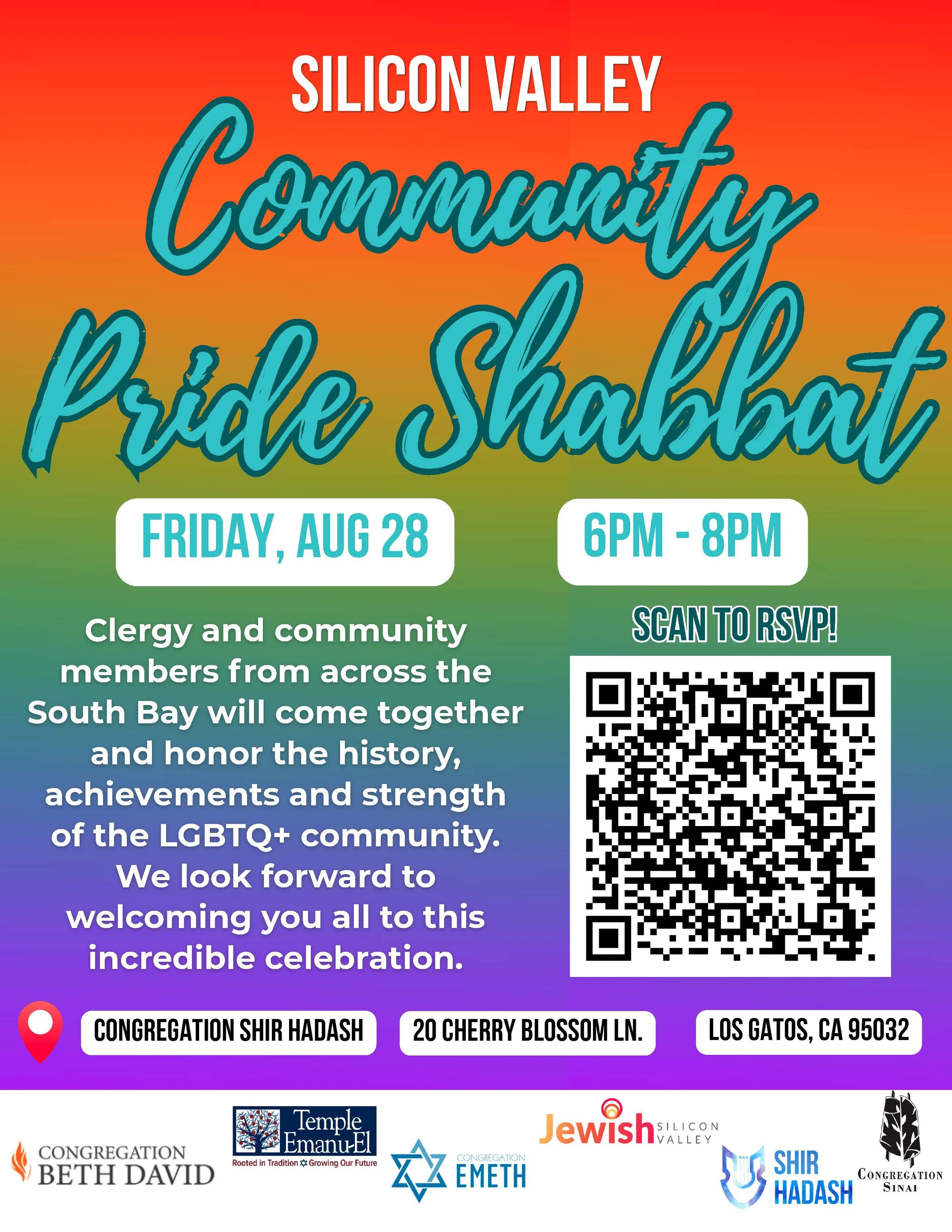 Silicon Valley Community Pride Shabbat