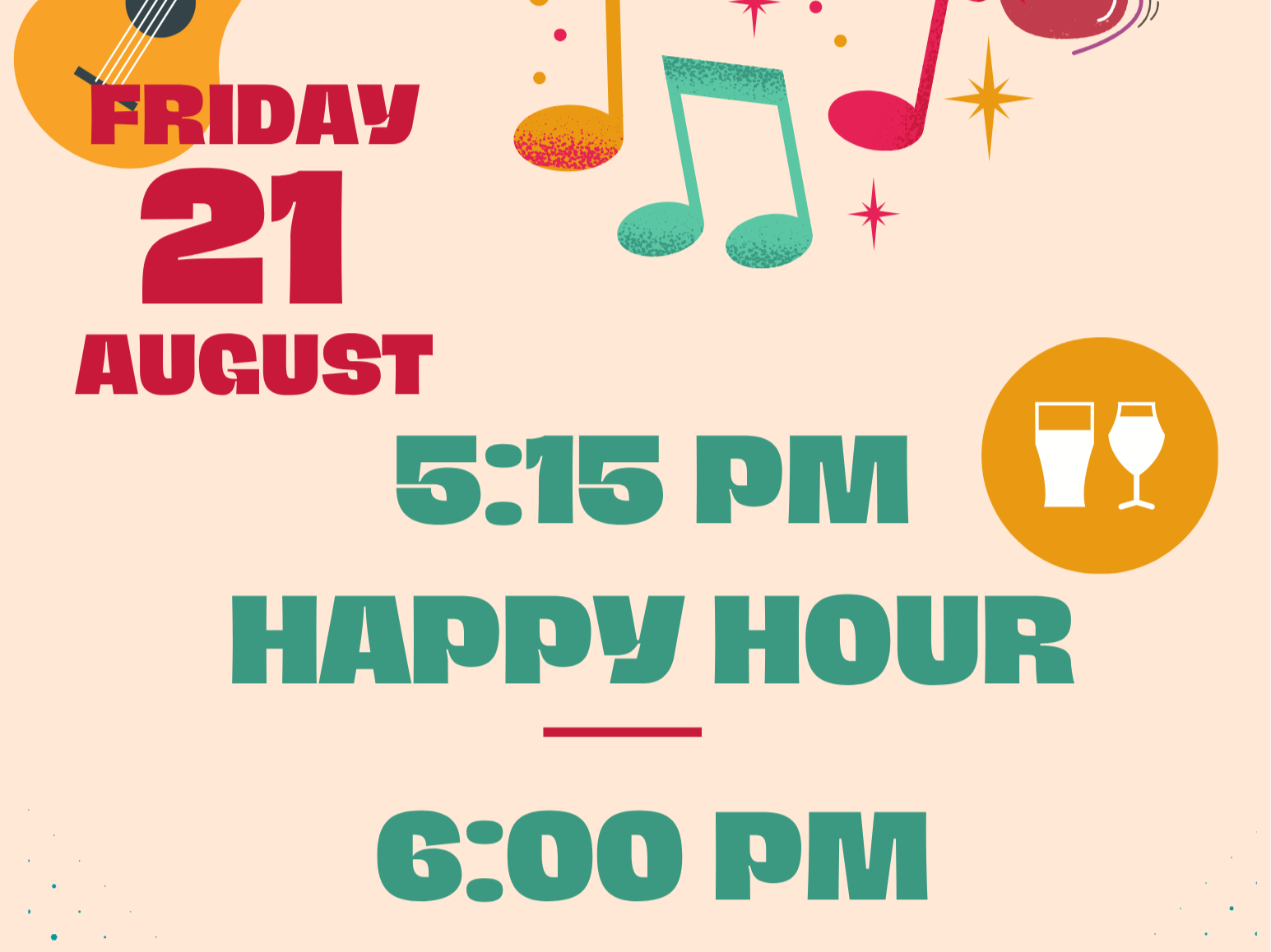 Happy Hour and Kabbalat Shabbat 