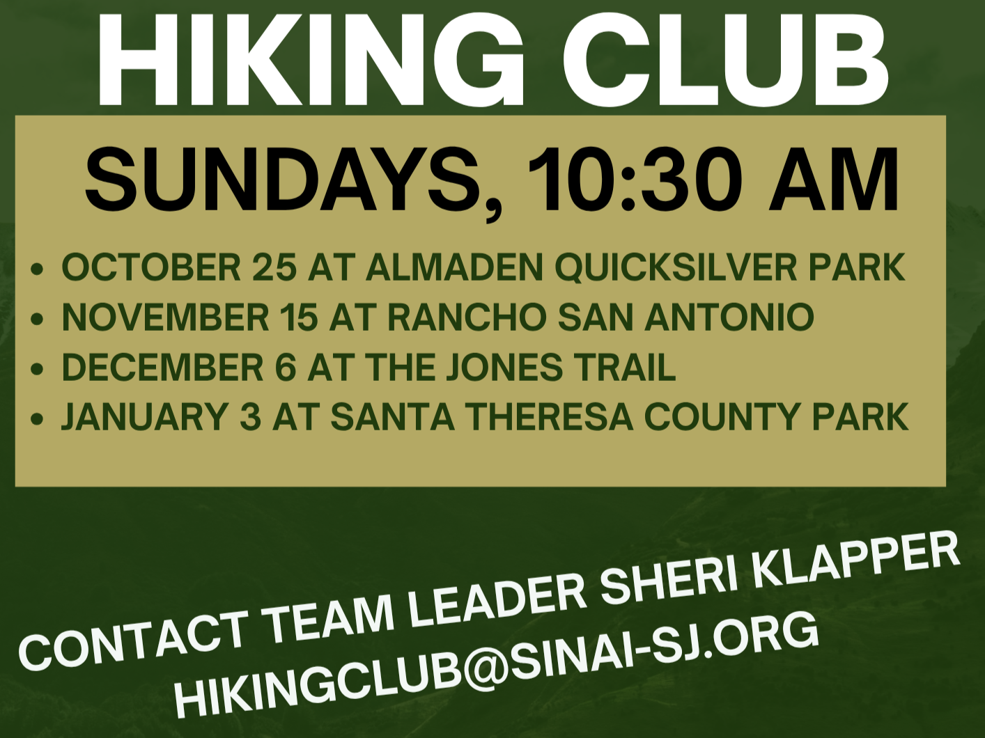 Sinai Hiking Club 