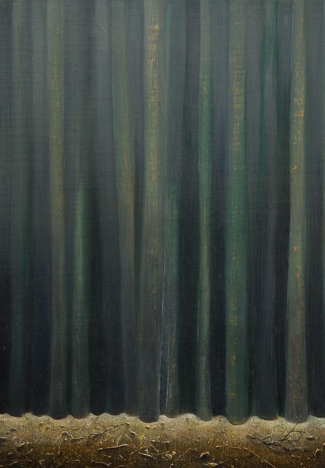 Curtains 2011, oil on canvas