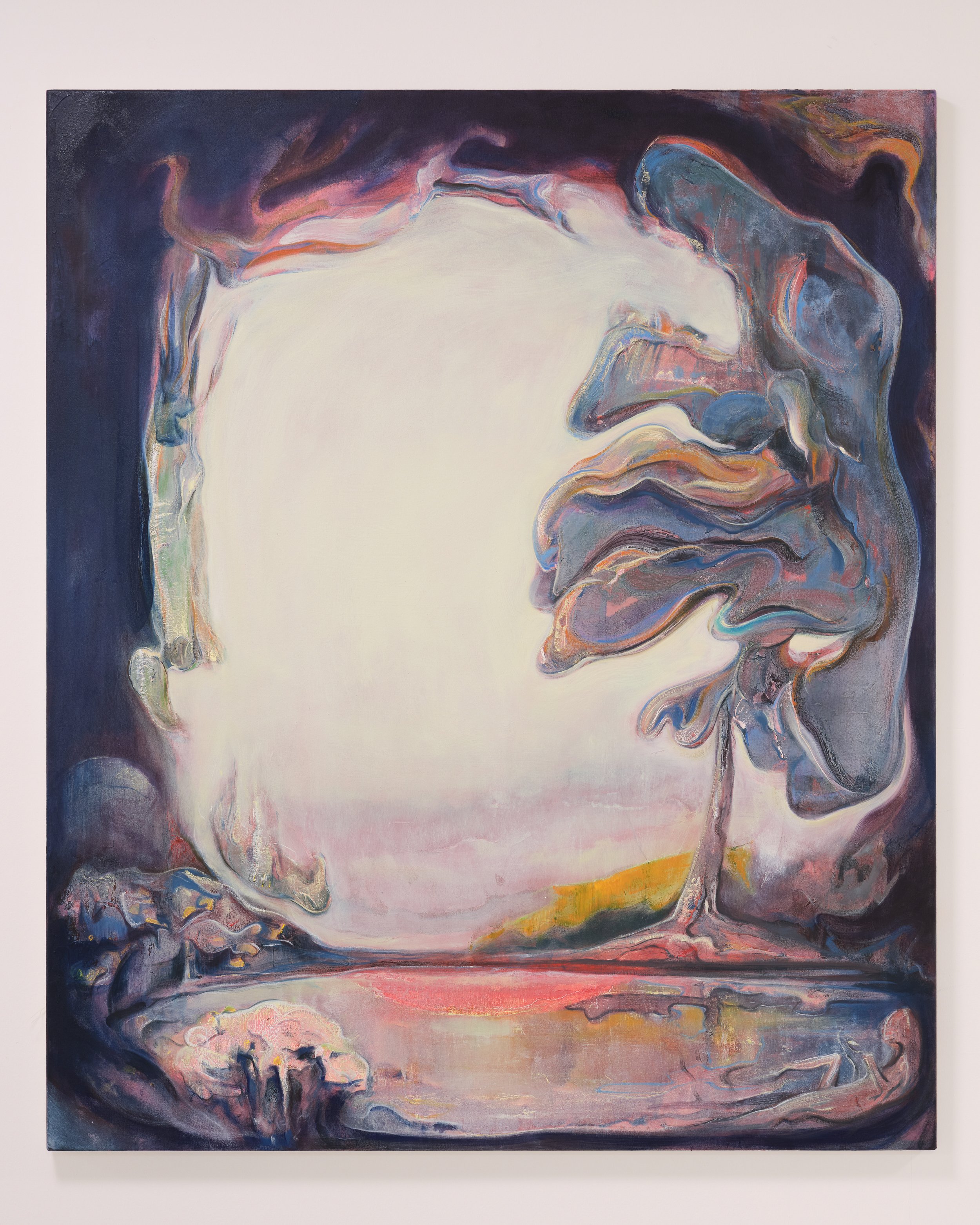 Beating the Bounds III, 2023, 155cm x 130cm, oil on canvas. Photo: Simon Mills