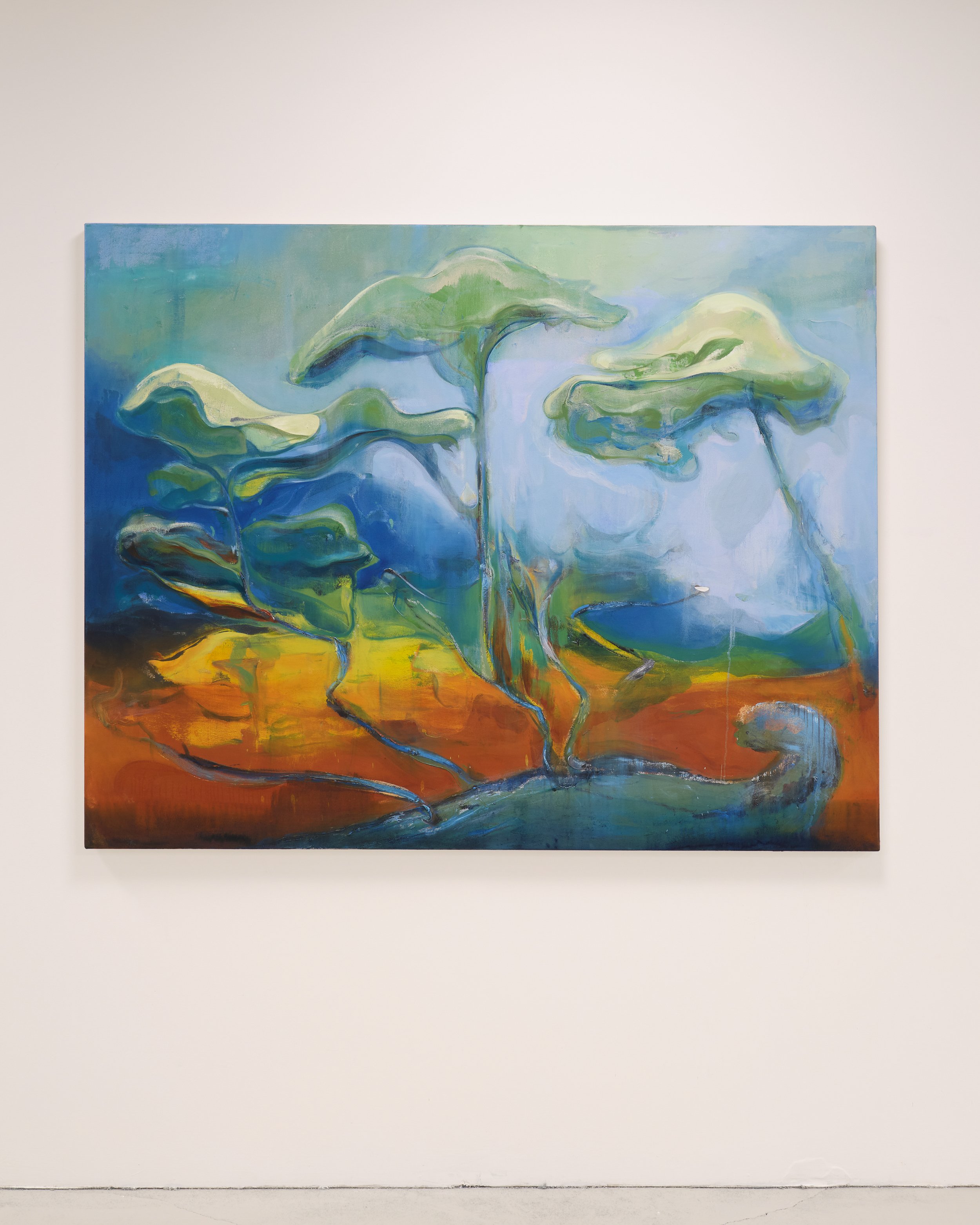 Seed Collector II, 2023, 130cm x 165cm, oil on canvas. Photo: Simon Mills