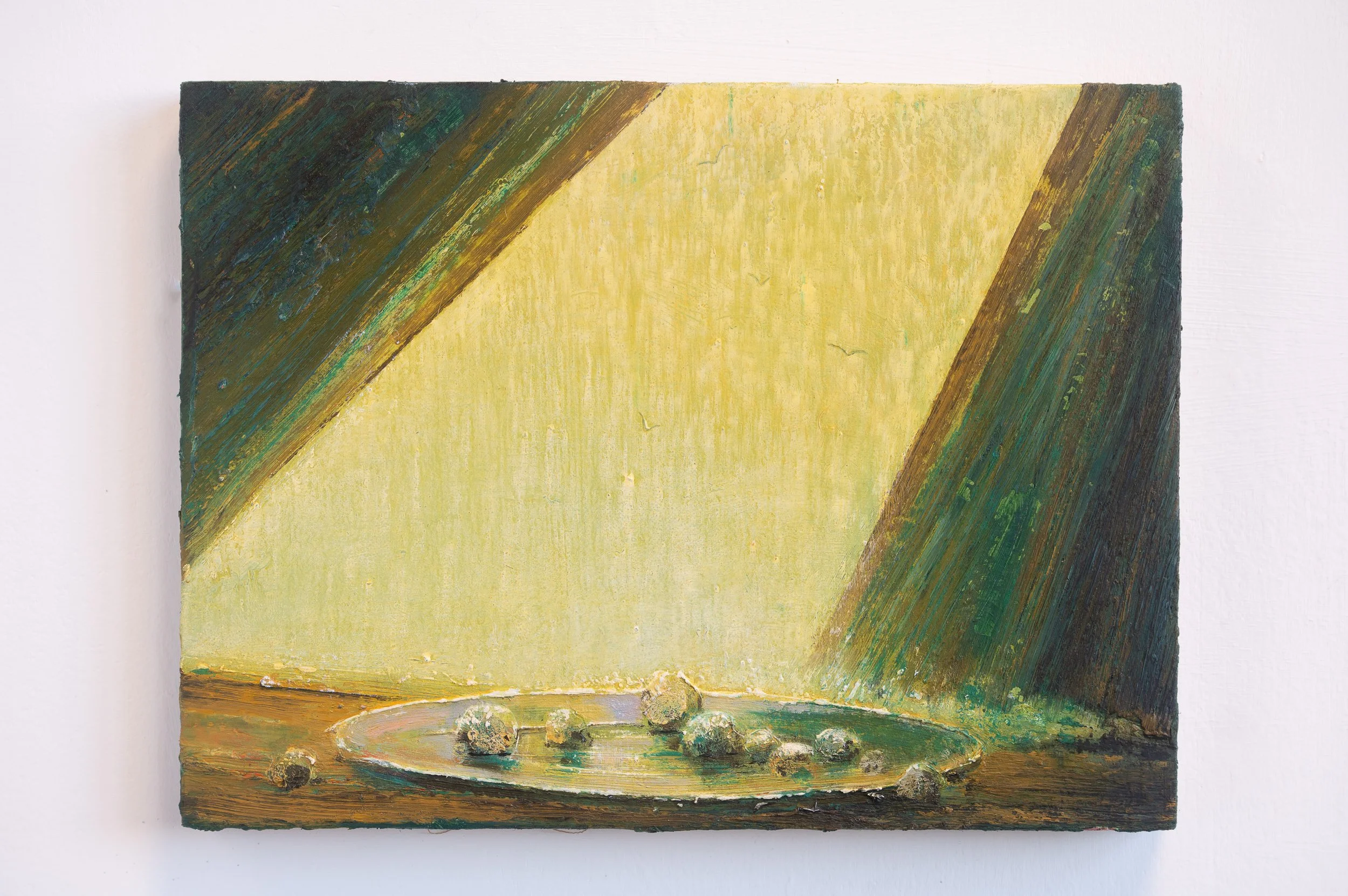Offerings II, 2025, 23cm x 30cm, oil on linen 