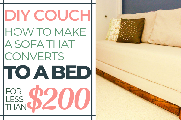 Sofa Bed Diy Couch Plans, Turn Your Sofa Into A Bed