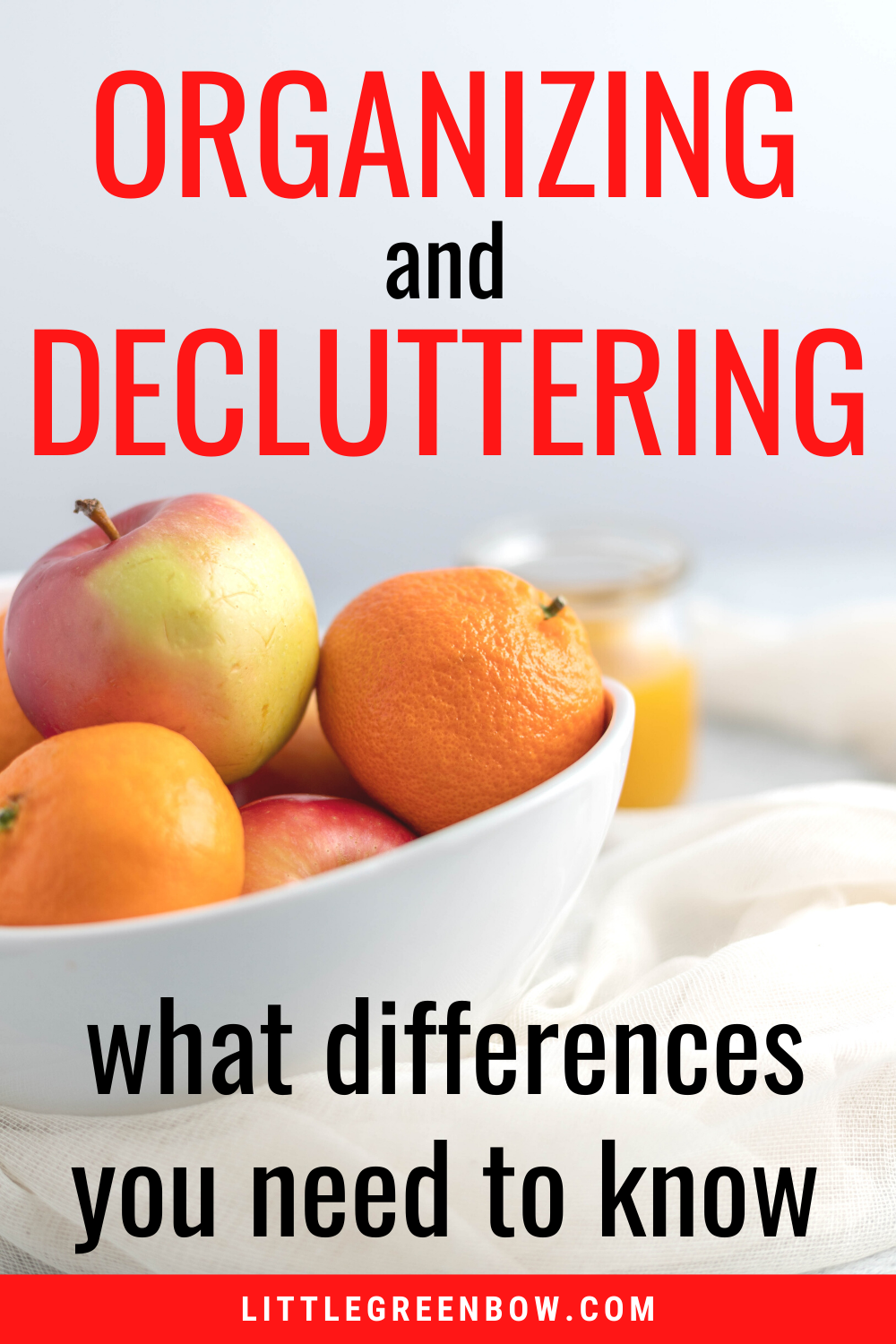 The Differences Between Organizing and Decluttering