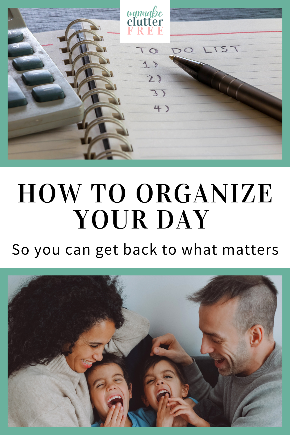 How to Organize Your Day