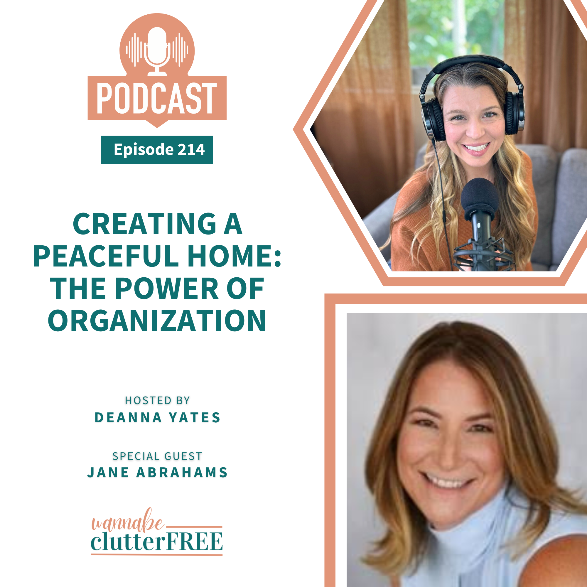 Ep 214: Creating a Peaceful Home: The Power of Organization with Jane Abrahams