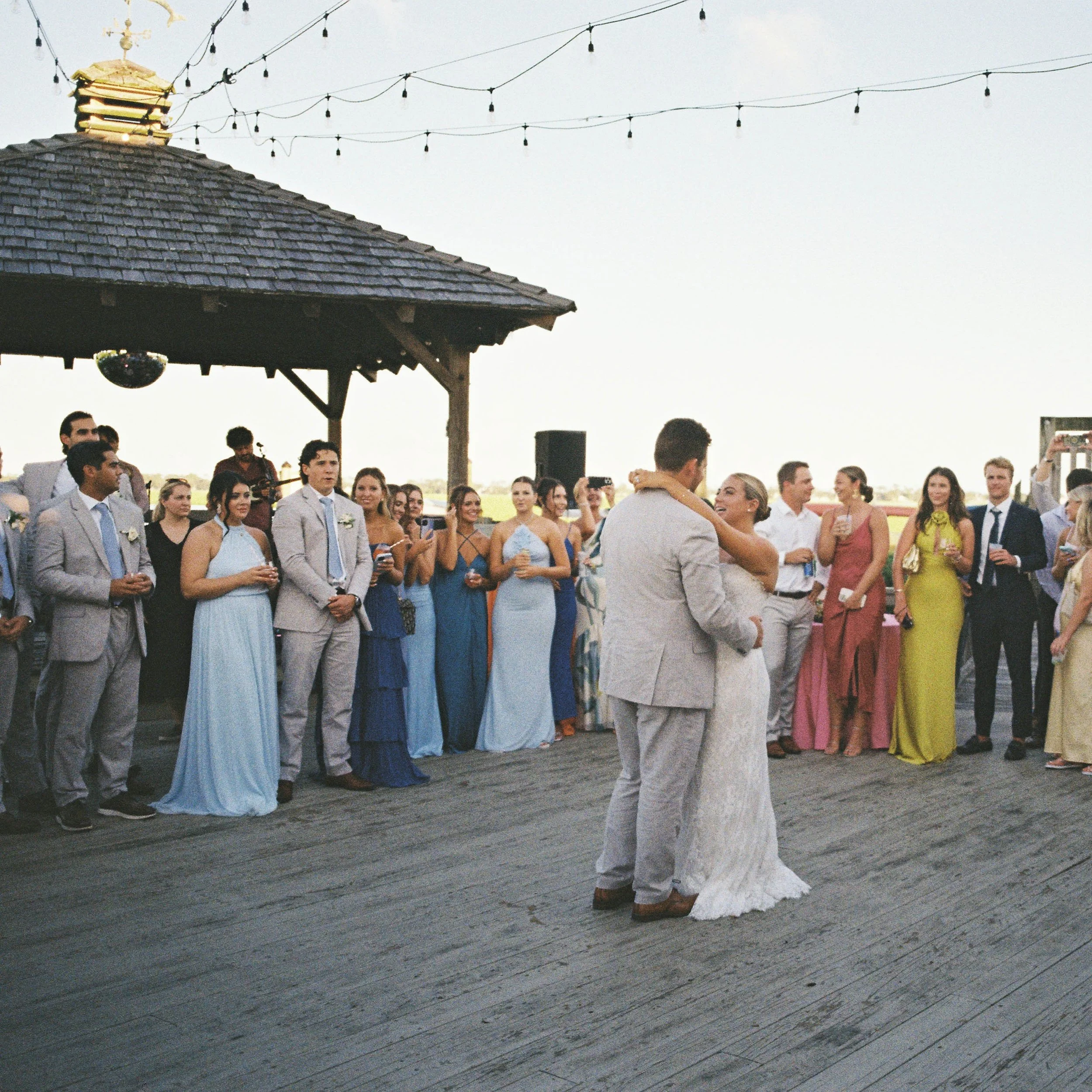 The best part of every wedding? The moment everyone gathers around to celebrate your love.🤍 

From golden sunsets to unforgettable first dances, Village Creek Landing is the venue where timeless memories begin. We can't wait to celebrate with you!
.