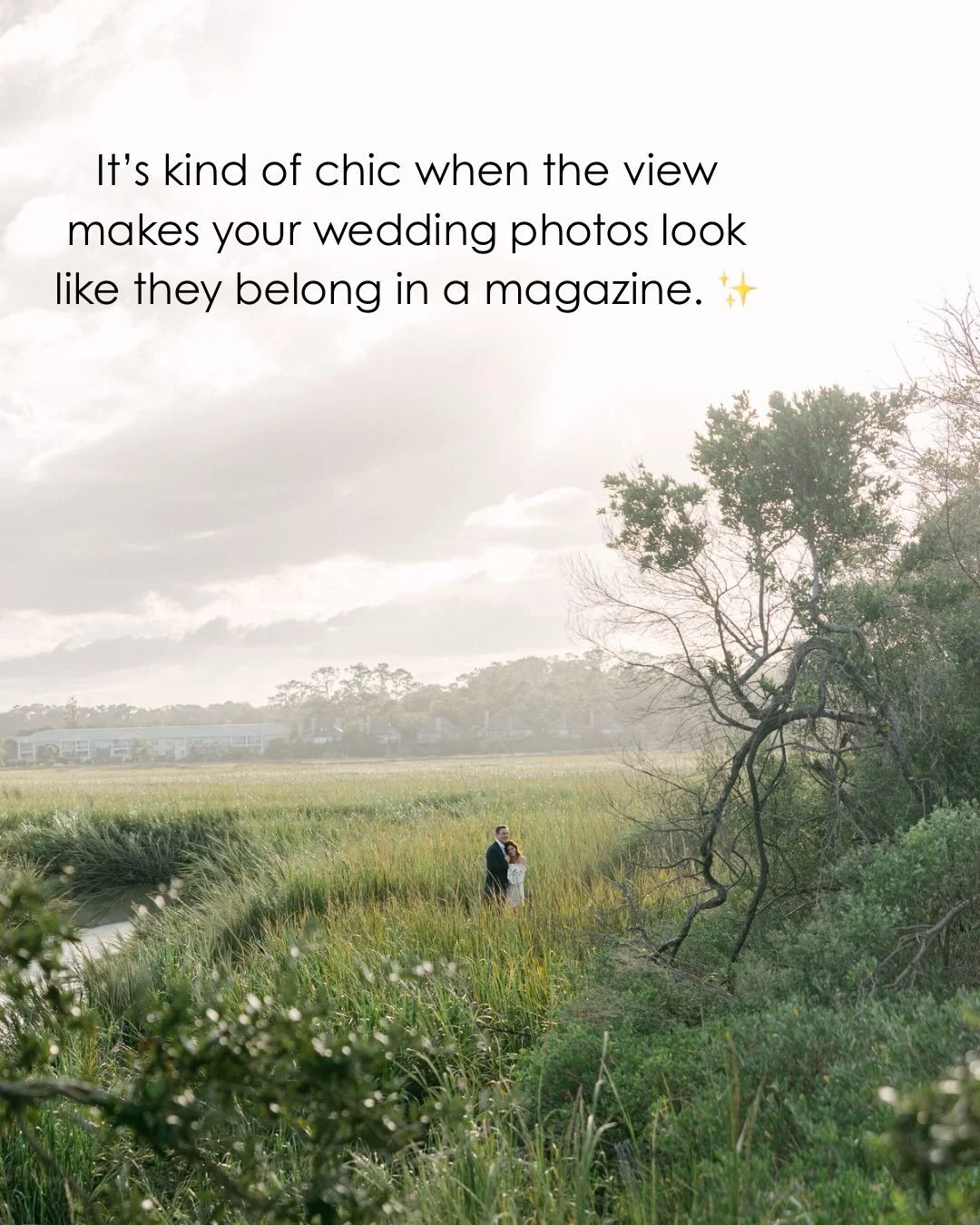 It&rsquo;s kind of chic to have your wedding at Village Creek✨
.
.
.
.
#coastalwedding #scenicview #islandvibes #villagecreek