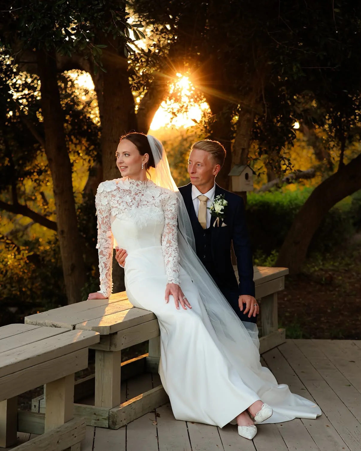 Golden hour, forever love, and a moment worth remembering forever. 🤍✨ There&rsquo;s something special about the way the sunlight filters through the trees, creating a breathtaking backdrop for the beginning of a new chapter.

At Village Creek Landin