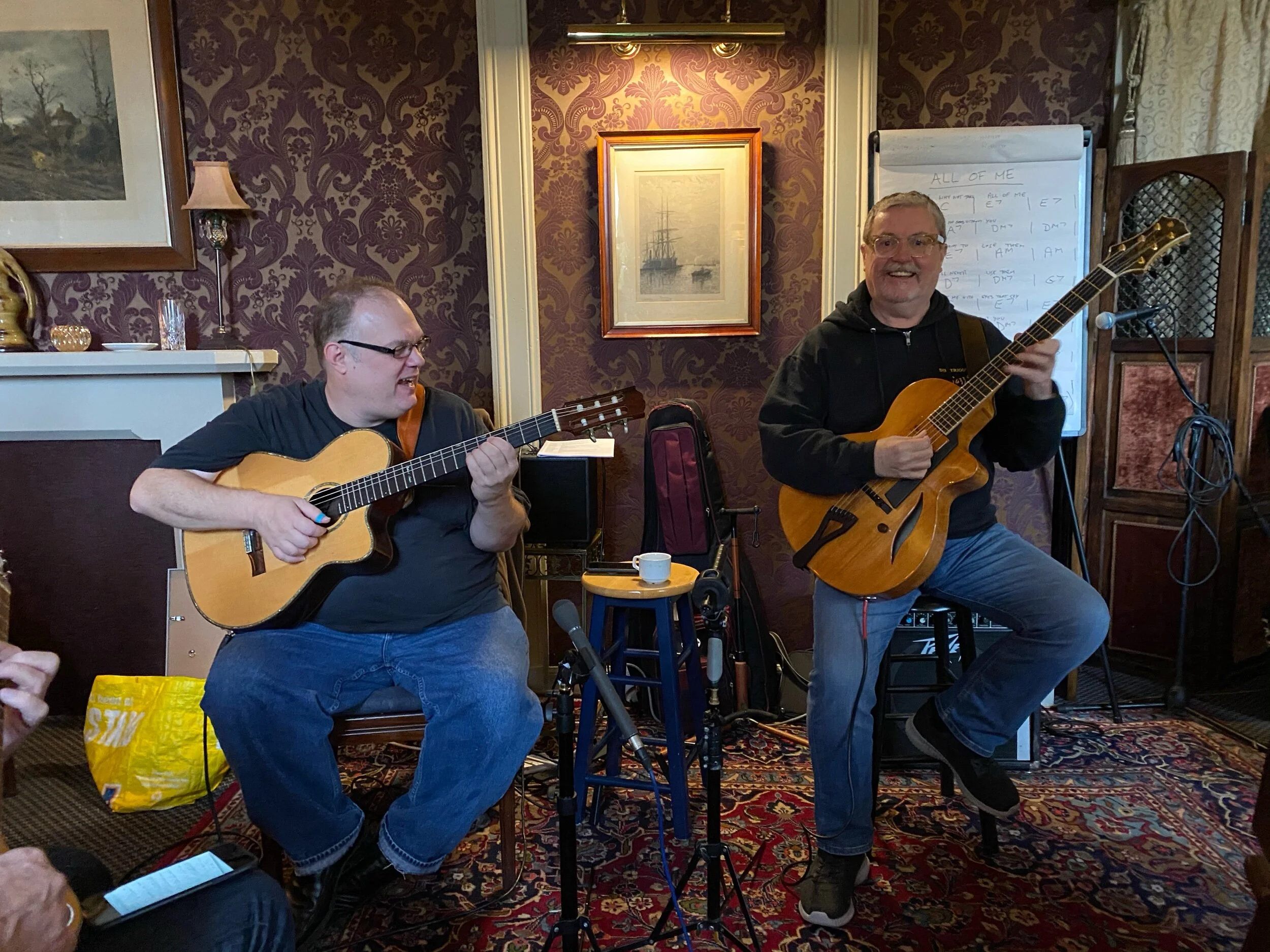 Richard & Martin during Saturdays workshops