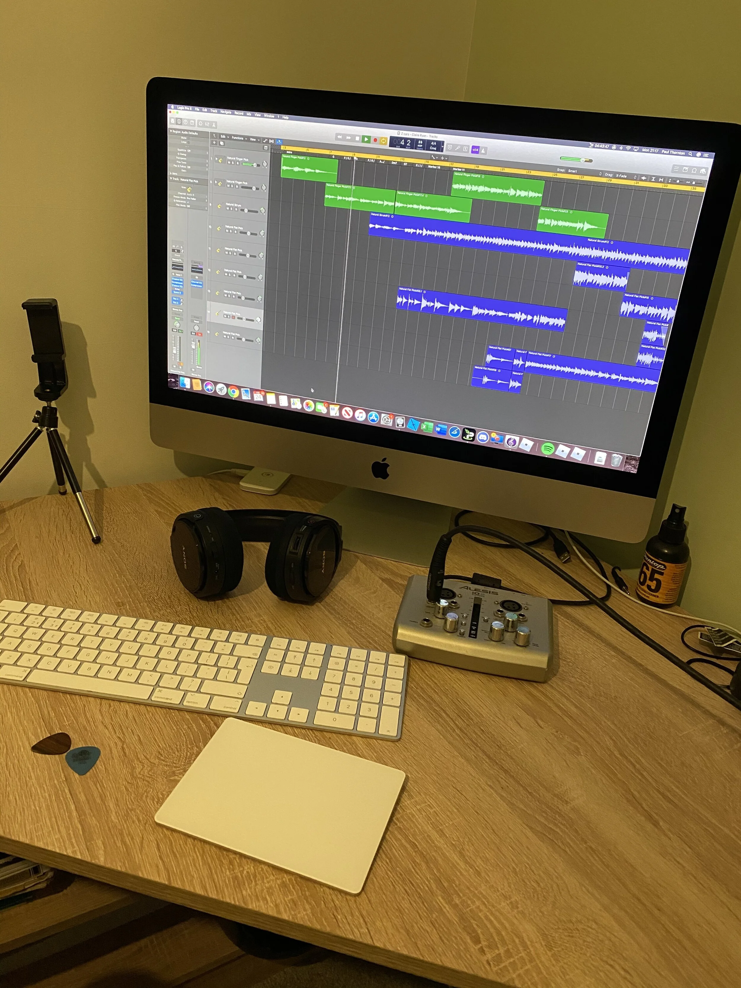 Recording songs for weddings