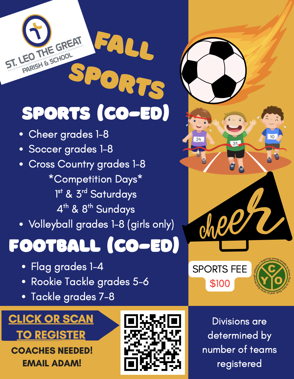 Fall Sports Notice