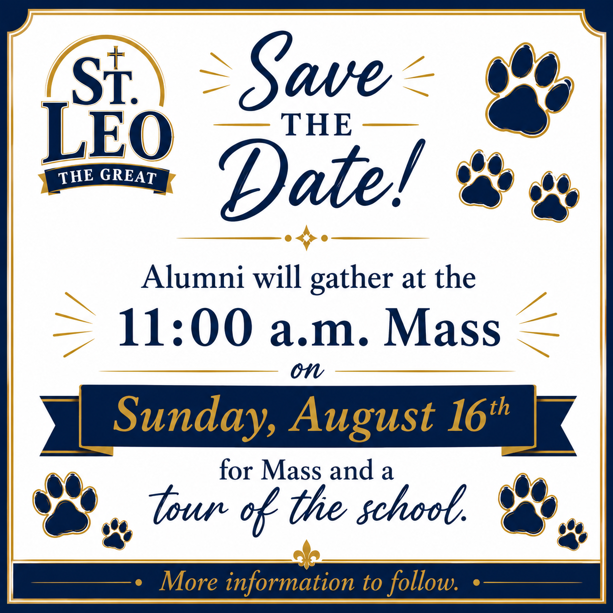 Come celebrate 75 Years of St. Leo the Great School