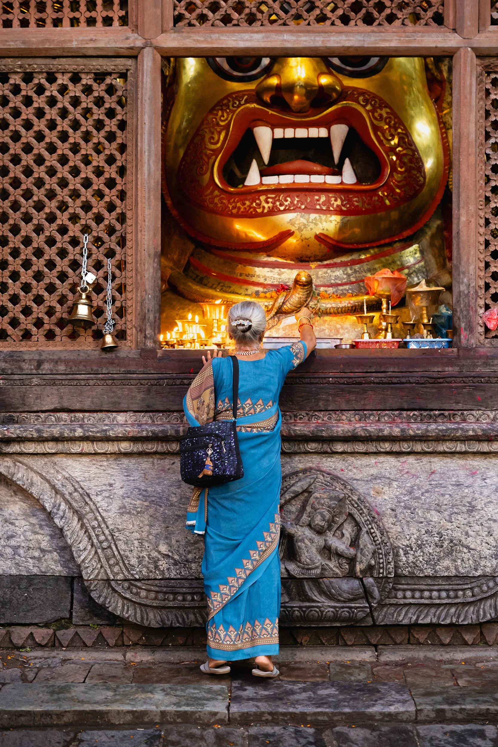 Swet Bhairav, Kathmandu Durbar Square, Nepal