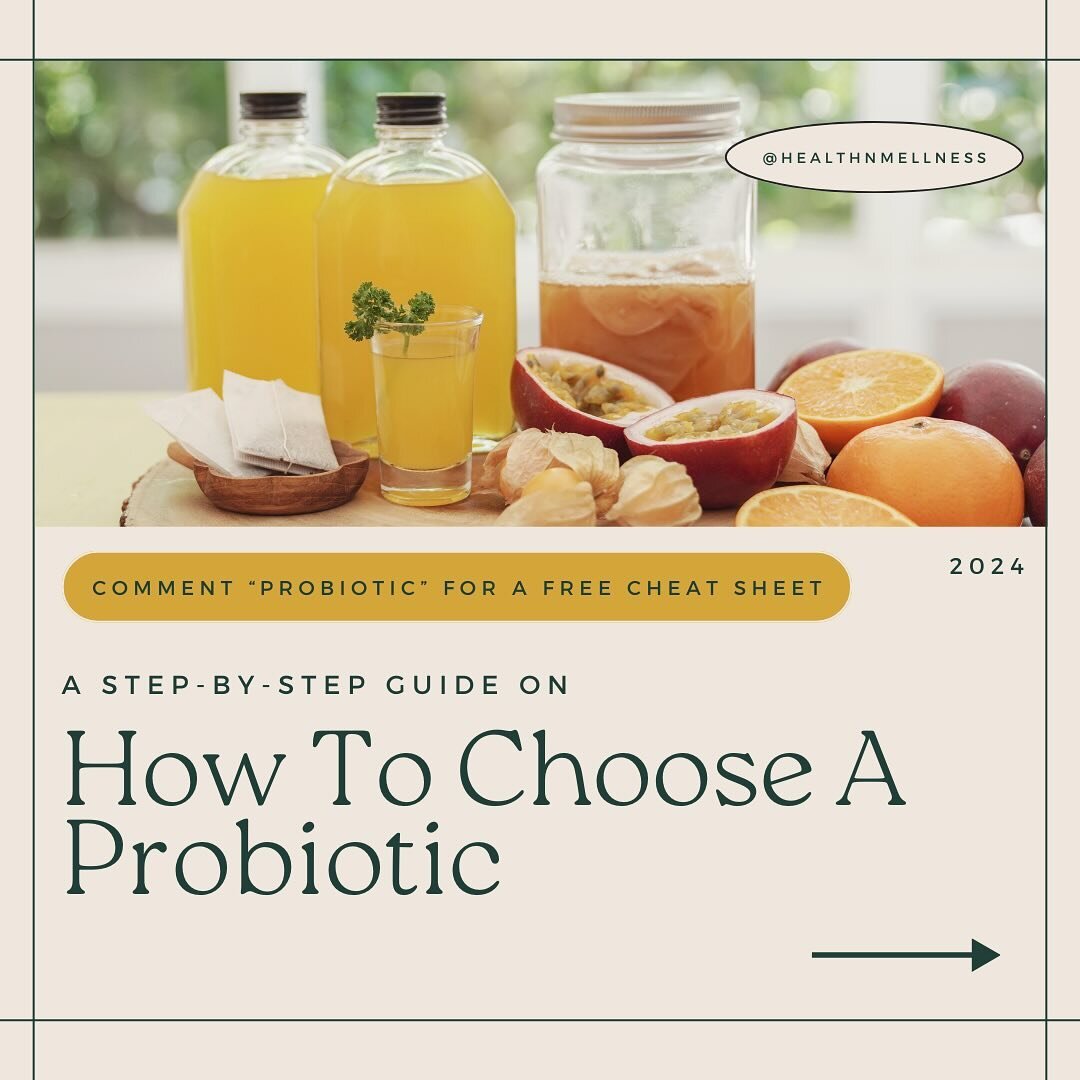 Do you know how to choose the right probiotics for you?
✨
Pro tip: not all probiotics are created equal, and how you choose them should be based on a few critical points. Swipe to learn how to choose one that&rsquo;s right for you. ➡️
✨
💡If you want