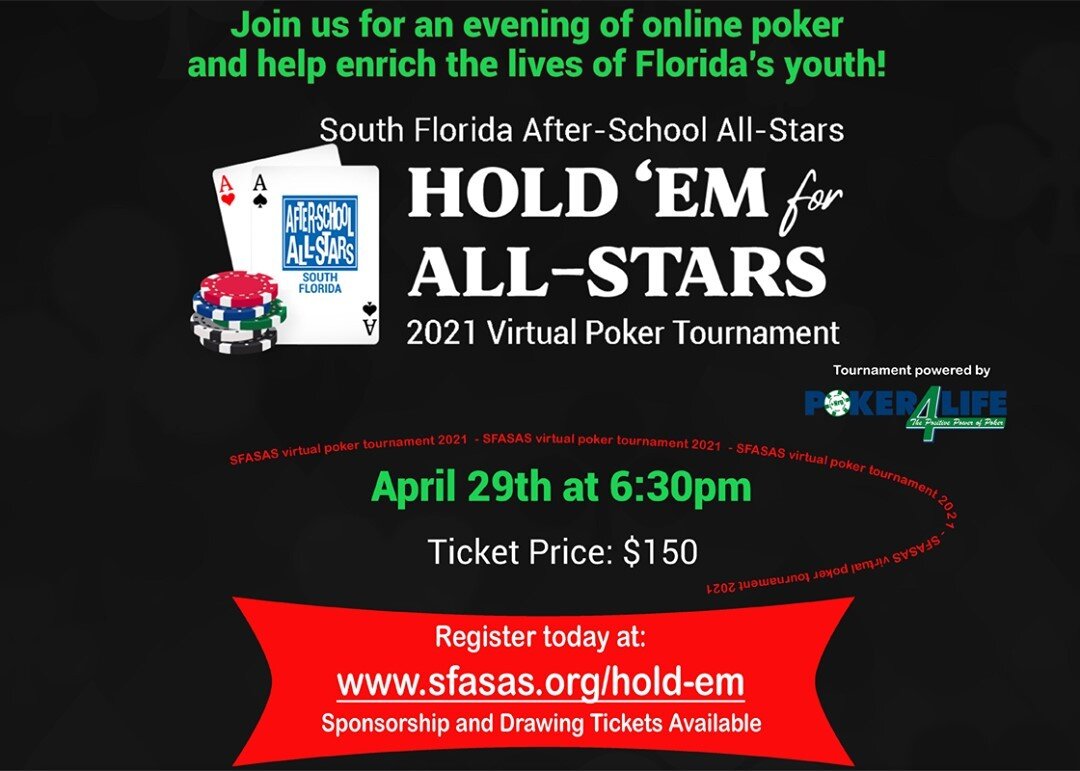 Join us to support a worthy cause and have fund doing it! Register for our Virtual Poker Tournament and play with World Champion, Vanessa Rousso. Great prizes and drawings available. Don't miss out on the fun!! https://www.sfasas.org/hold-em
 #poker 