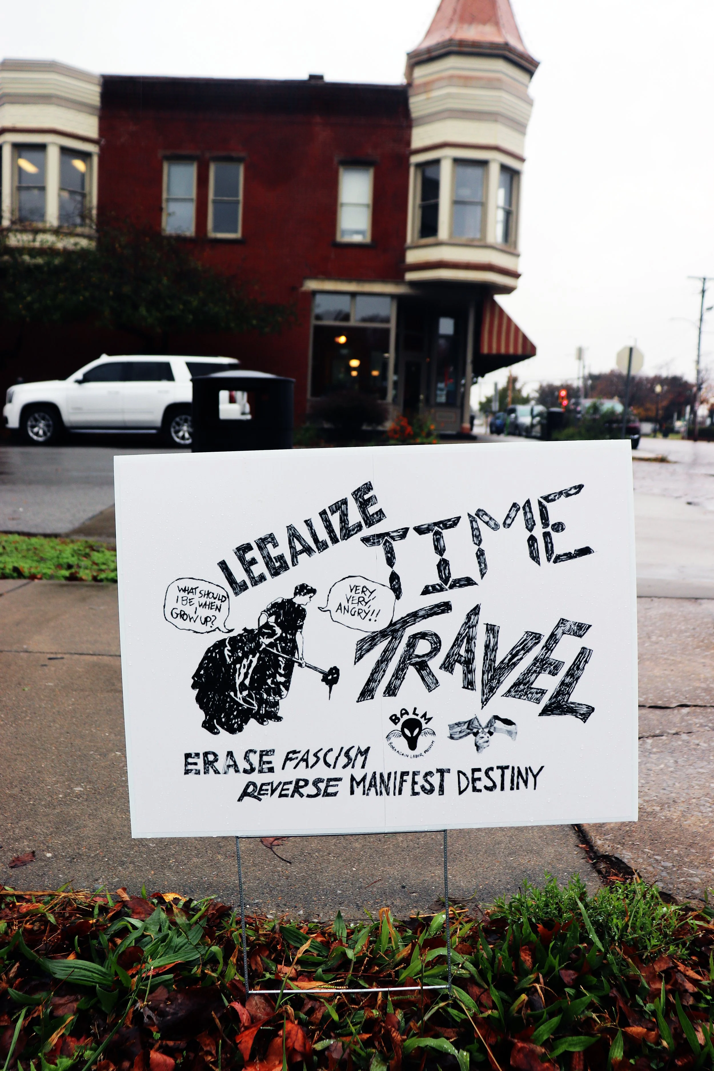 Legalize Time Travel, Erase Fascism, Reverse Manifest Destiny (2024)
