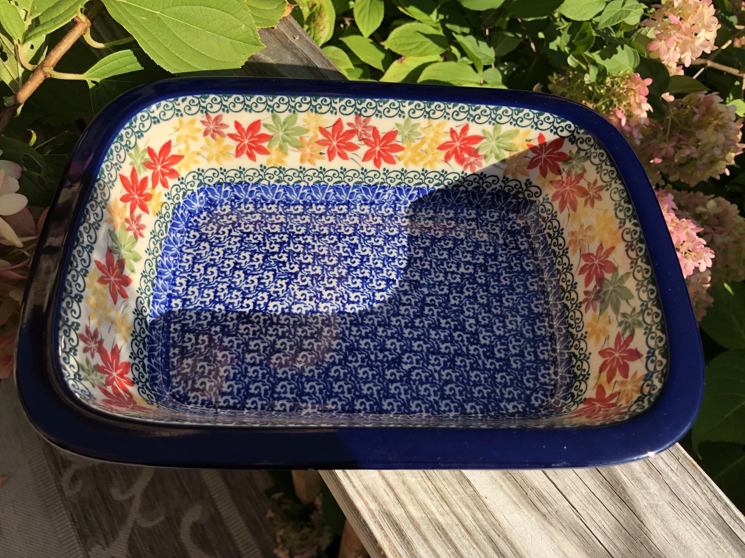 Maple Leaf Baking Dish Ceramika Artystyczna 