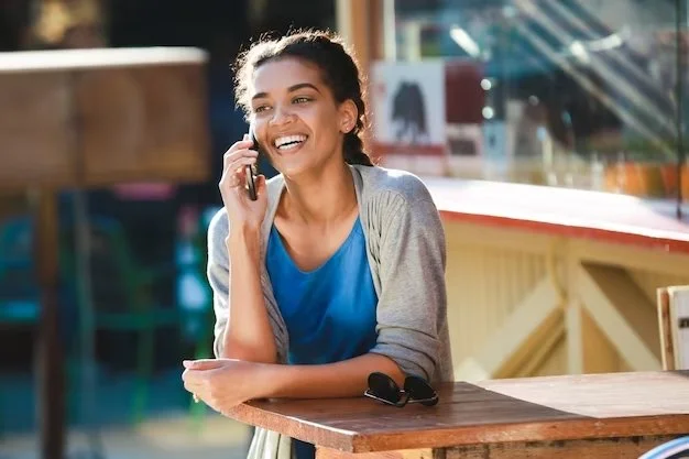 Woman setting emotional boundaries