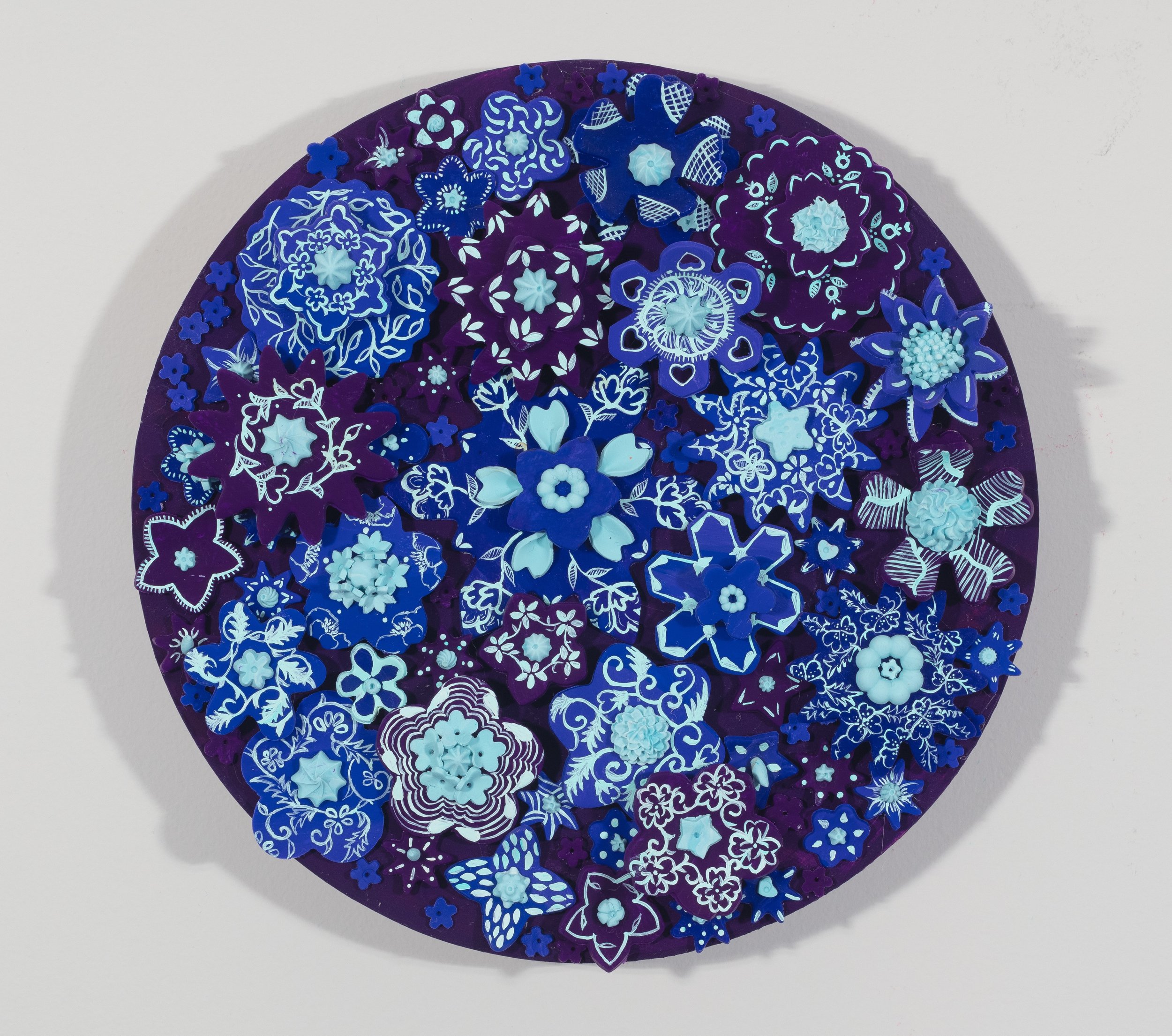 Purple ice cream
2024
8" round
acrylic and polymer clay on wood