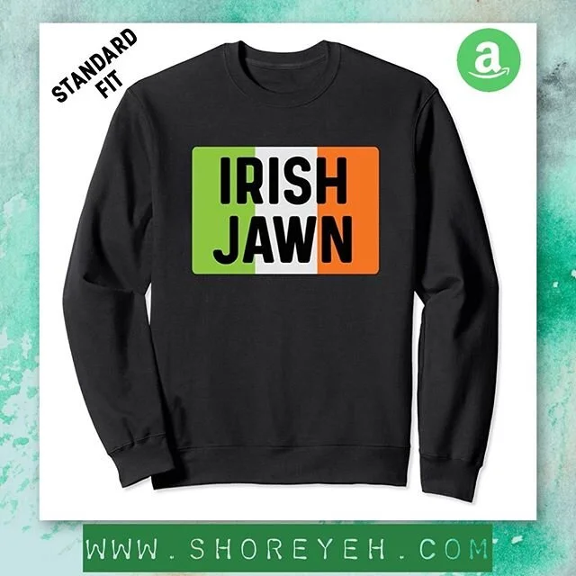 Don&rsquo;t be the jawn without green this St. Patrick&rsquo;s Day! Irish Jawn St. Patrick&rsquo;s Day tee now on Amazon and a variety of colors. &bull;
&bull;
www.shoreyeh.com
&bull;
&bull;
 #shoreyeh #stpaddysday #notstpattysday #stpatricksday #stp
