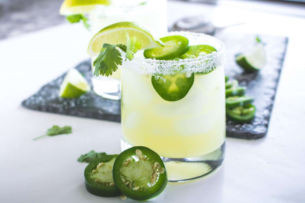 pineapple jalapeno margarita cocktail recipe on best spicy margarita recipe on the rocks