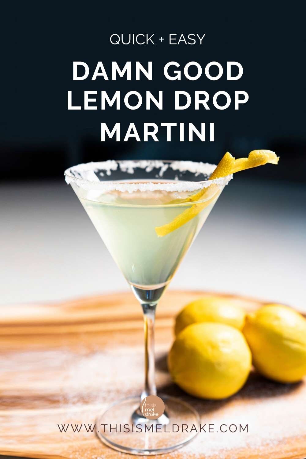 Lemon Drop Martini - Cooking with Curls
