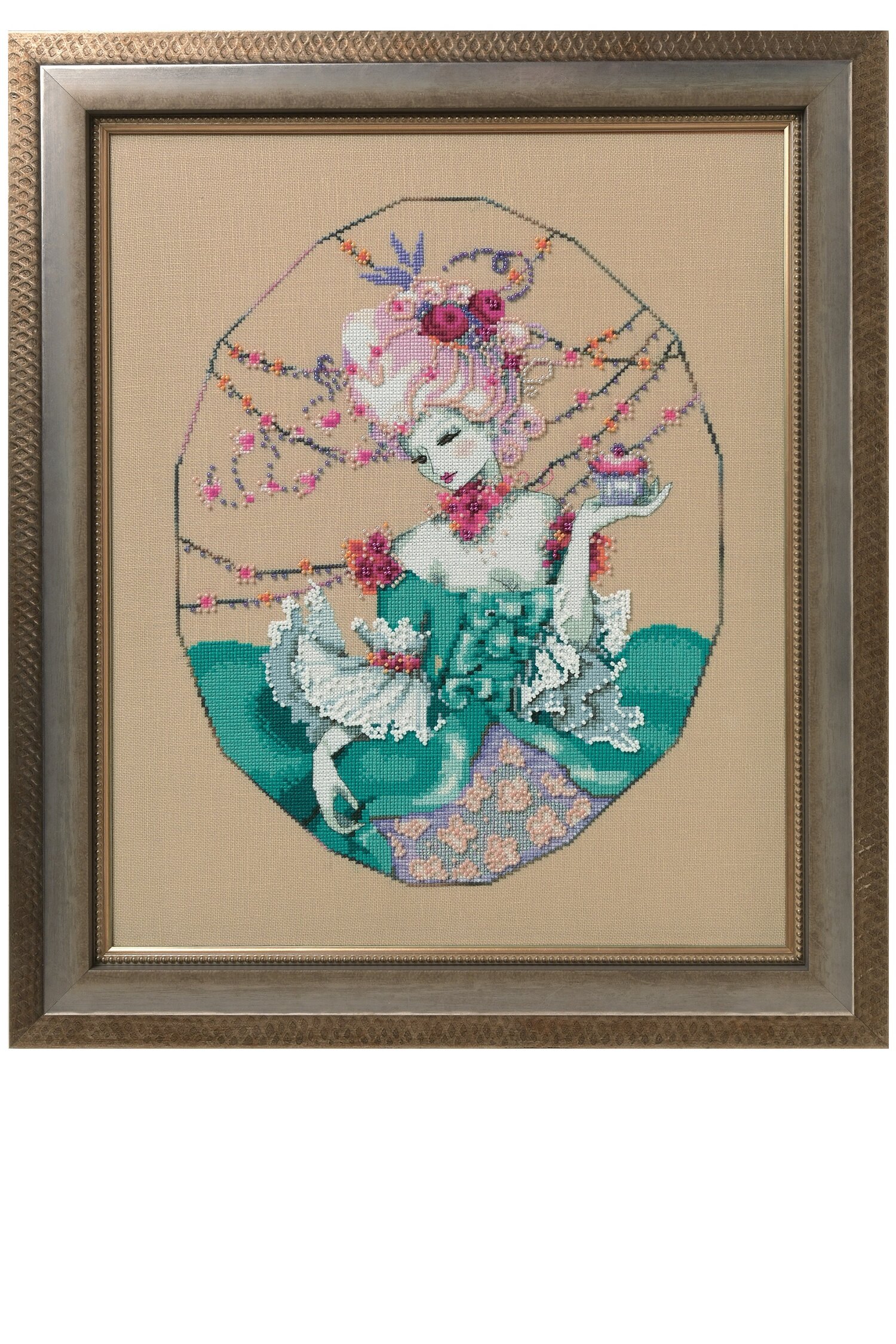 Lady of Justice by Mirabilia MD-160 cross stitch pattern Lady of Justice by Mirabilia MD-160 cross stitch pattern