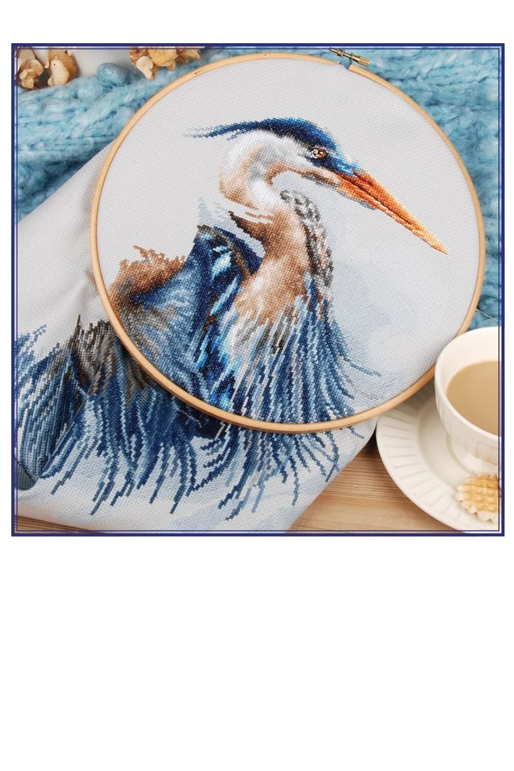 Blue Herons Secret Stitch A Long 21 Cross Stitch Boutique