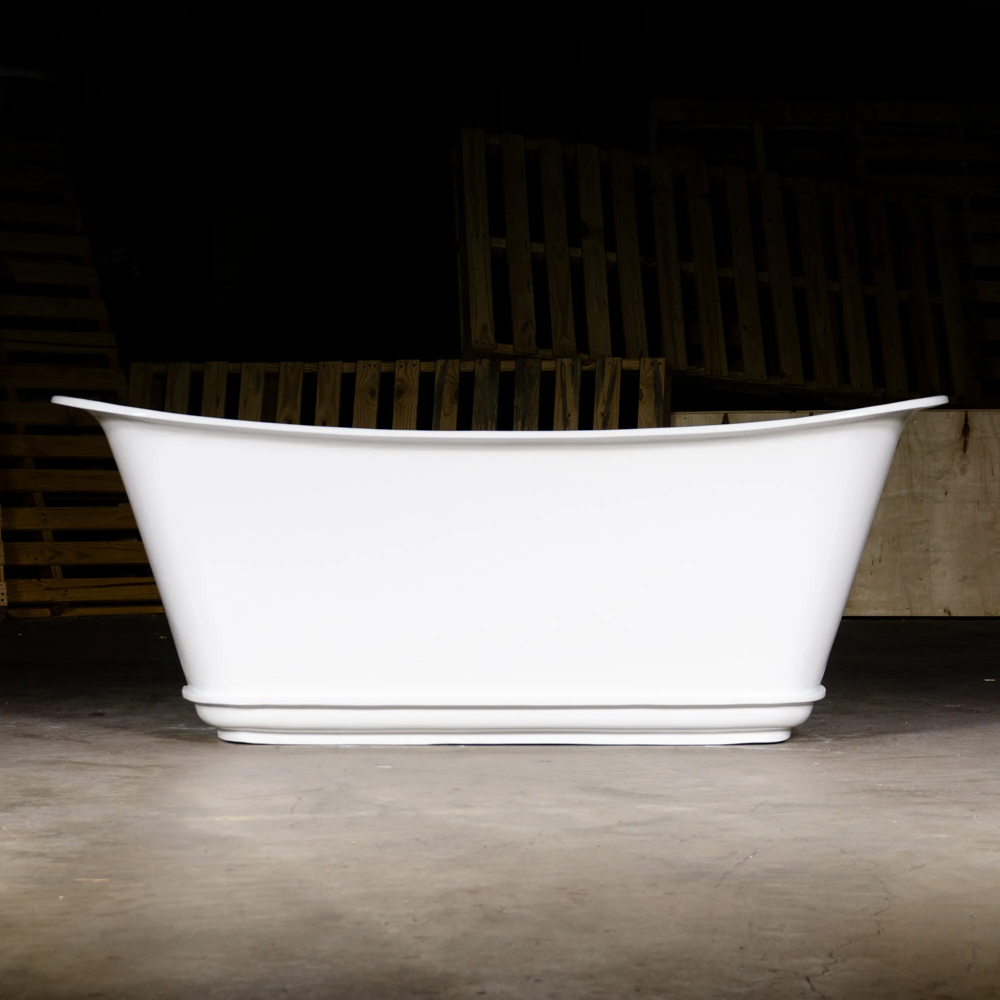 No. 55 - The 67" Chariot Standing, Any Solid Color with Drain and Overflow