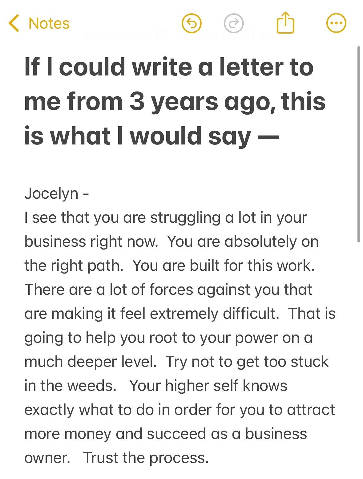 What would you tell your younger self?  Let me know in the comments! ⬇️

Private mentorship spots available now.  Details are in my bio / website.  Limited time only. ❤️

#spiritualentrepreneur #selflovejourney #traumarecovery #feminineembodiment