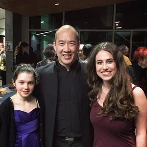 YSC 2019 Soloists with Artistic Director Kelly Kuo after the May 2019 “Youthful Exuberance” concert.