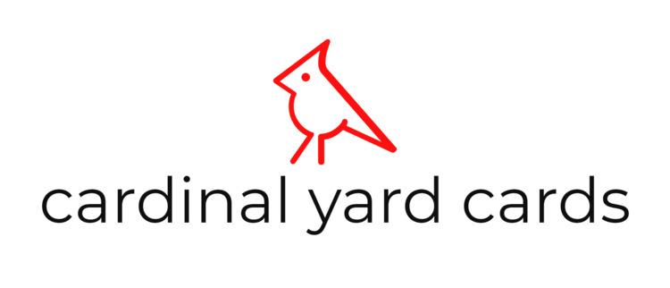 Cardinal Yard Cards