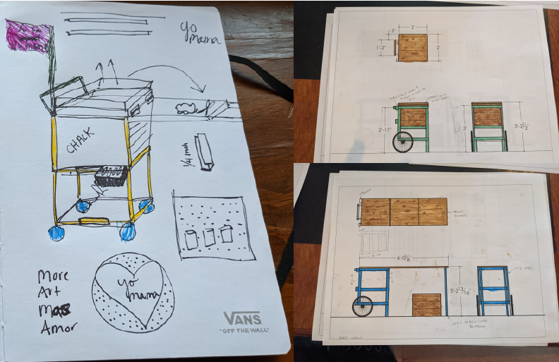  I work closely with the client in brainstorming concepts and ideas on paper and in the computer. 