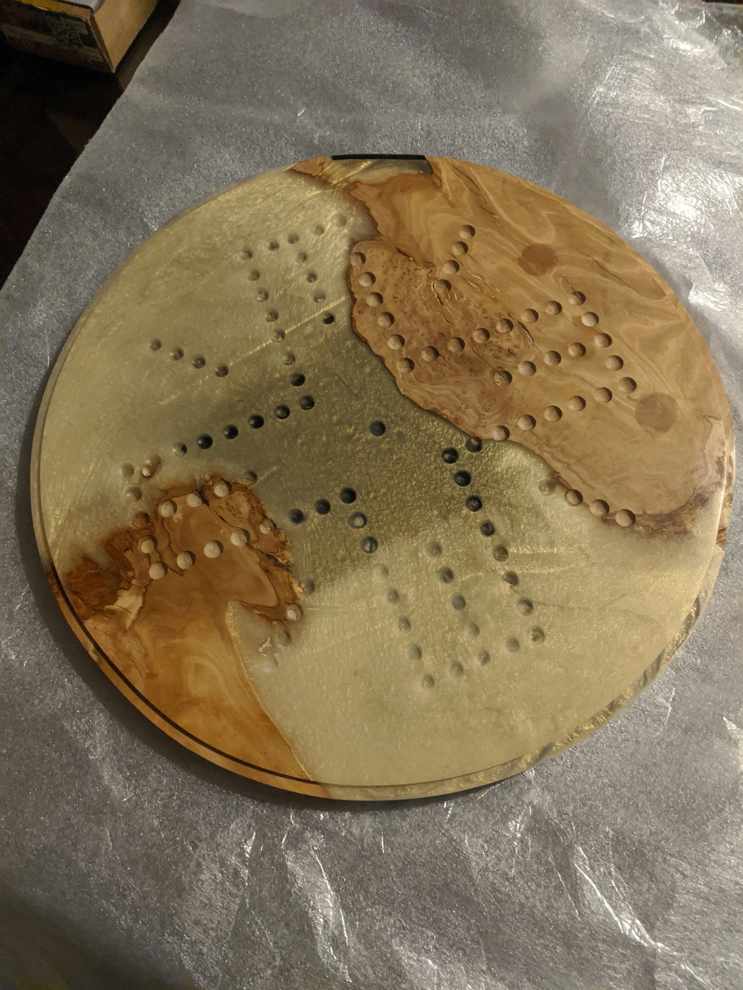  Epoxy and wood Taki board 