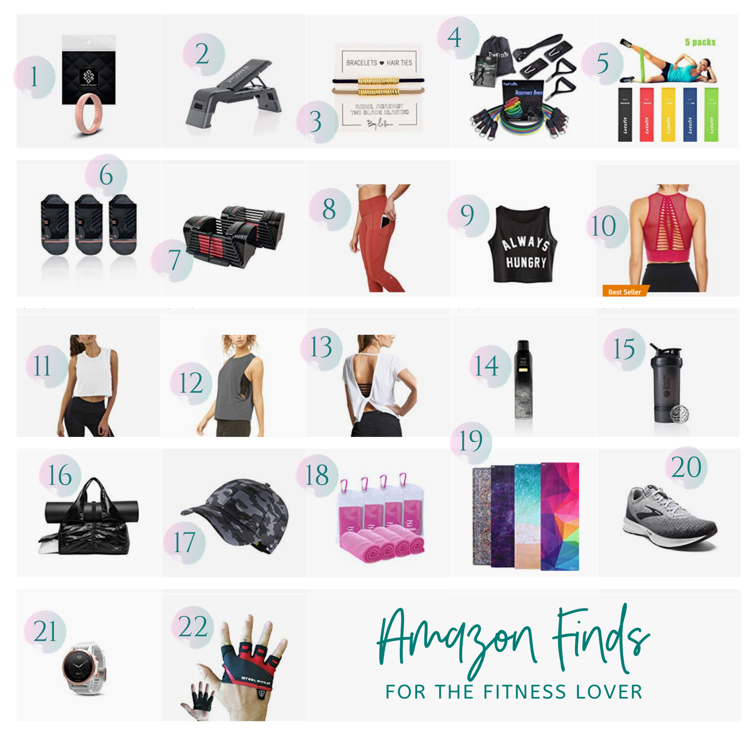 Gift guide for the fitness lover. These are the perfect gifts for any fitness  lover!