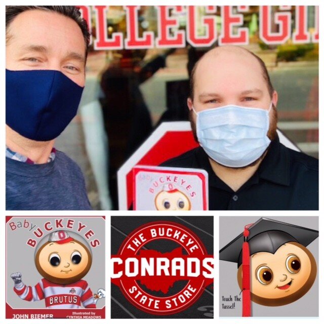 THANK YOU to @conradsosu for being the exclusive retailer to stock Baby Buckeyes Touch &amp; Feel version! Conrads is the destination spot for all your Ohio State fan needs.  You can still find both versions of Baby Buckeyes right here @tinyteambooks