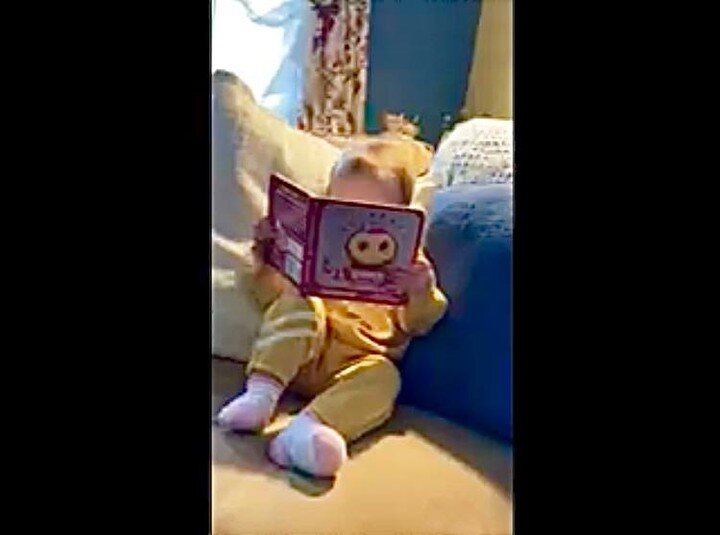 We love it when parents/grandparents send in pictures of their children reading &quot;Baby Buckeyes&quot;!! 

There are so many benefits to reading, such as; it inspires imagination, increases bonding, and teaches advanced listening skills. 

So, why
